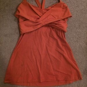 Lululemon Athletica Orange Tank Top